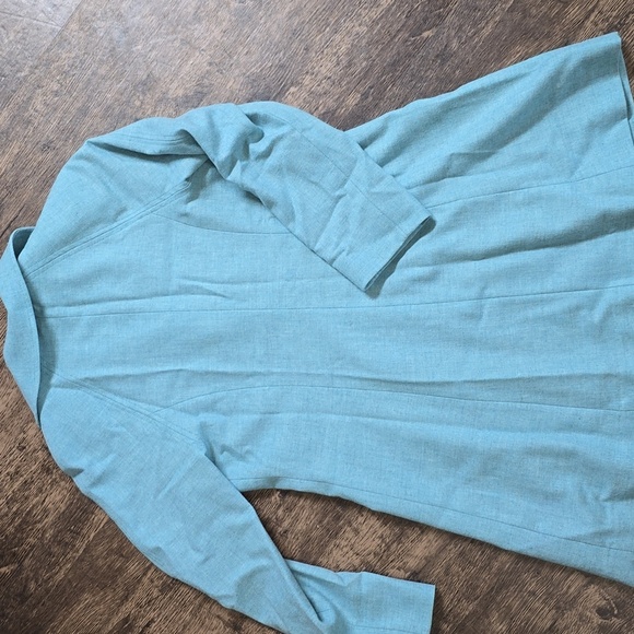 💥PENDLETON Blue Blazer. 100% Virgin Wool Sz 4/6 Petite - Picture 6 of 9